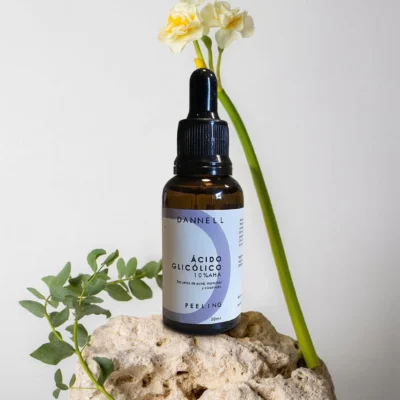 Ácido glicólico exfoliante facial para la piel