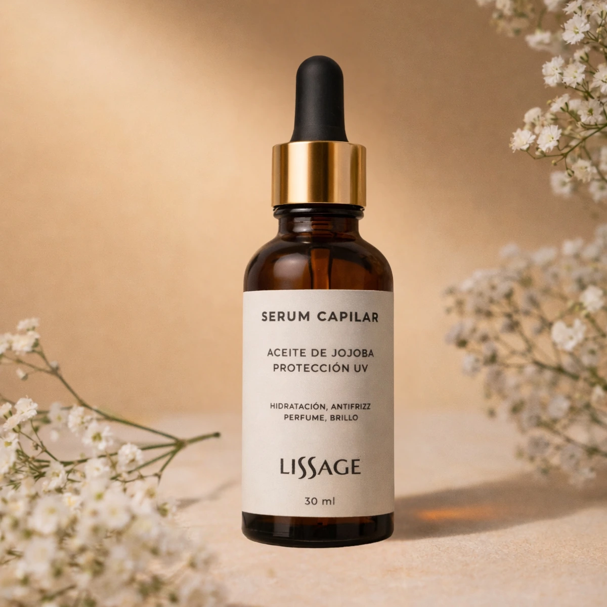 Serum Capilar con Jojoba y Protección UV