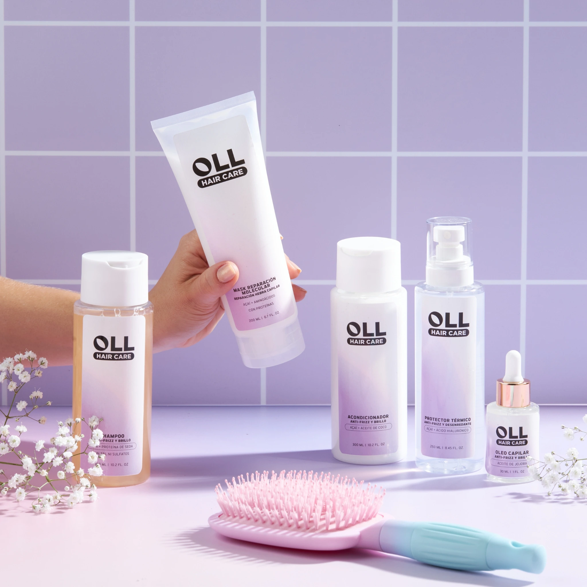 Mask Reparación Molecular Oll Hair Care - Imagen 2