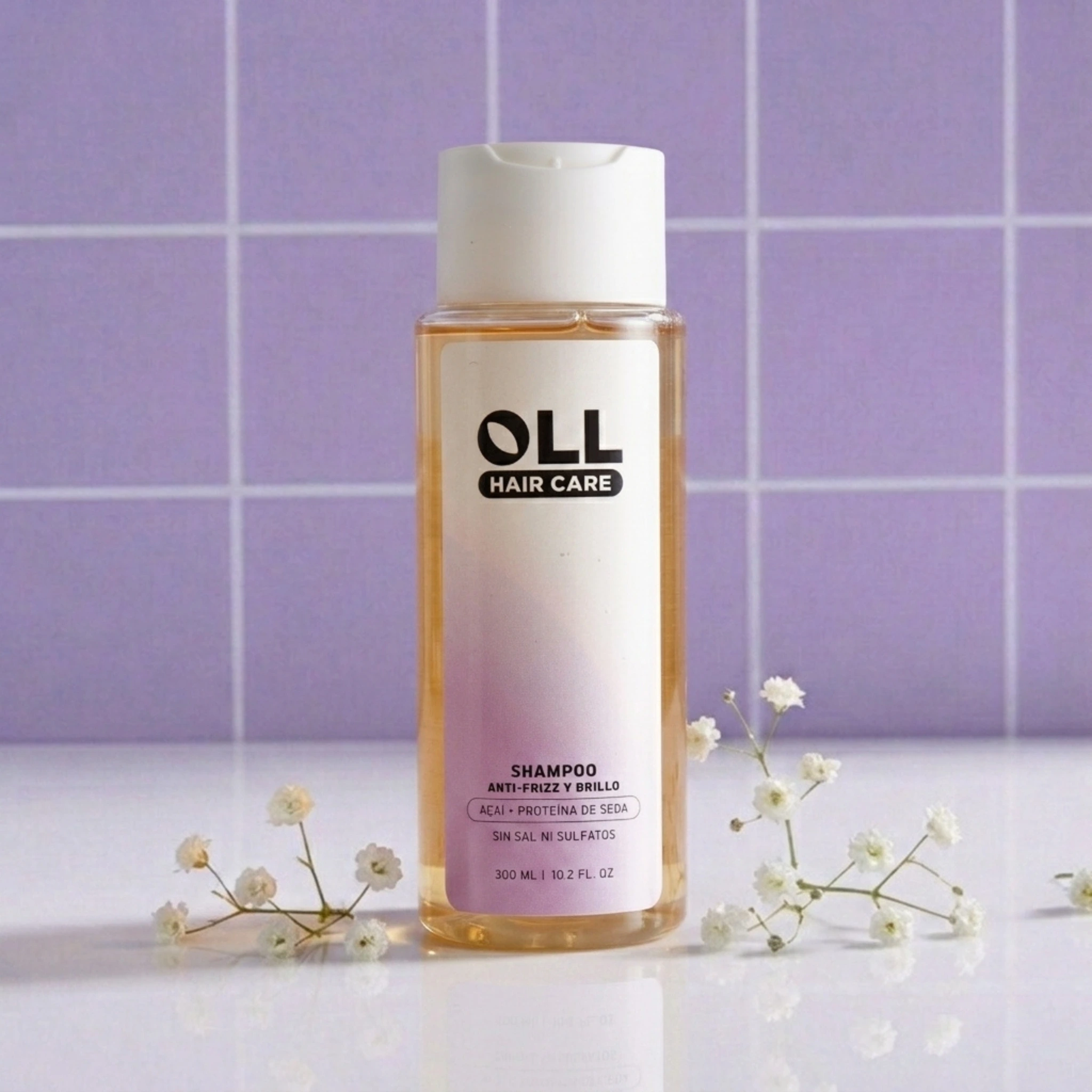 Shampoo Açai Control Frizz + Brillo Oll Hair Care